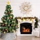 thumbnail image 4 of Matsuzay Collar de árbol de Navidad brillante para árboles artificiales decoraciones festivas Base de cesta de árbol de Navidad Kits de decoración para fiestas blanco, 4 of 6