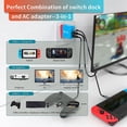 thumbnail image 4 of Cargador con base para Nintendo Switch, estación de acoplamiento portátil de 36 W para Switch con puertos de carga rápida HDMI/USB 2.0/PD USB-C 4K a 60 Hz, 4 of 9