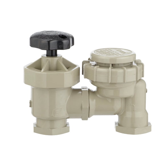 Toro Lawn Genie Anti-Siphon Valve - Adjustable Flow, 3/4 In, 150 PSI, Threaded Male