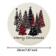 thumbnail image 1 of Decoraciones navideñas, adornos navideños, regalos navideños, manteles individuales para árboles de Navidad, manteles individuales antideslizantes para restaurantes, manteles individuales redondos par, 1 of 5