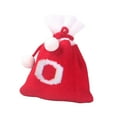 thumbnail image 2 of Fiudx Bolsas de Dulces Navideñas con Letras, Diseño de Punto Bordado, Decoración Navideña Personalizada, Adornos Versátiles para El Árbol, Porta Tarjetas de Regalo, Fáciles de Colgar, Decoración Fest, 2 of 5