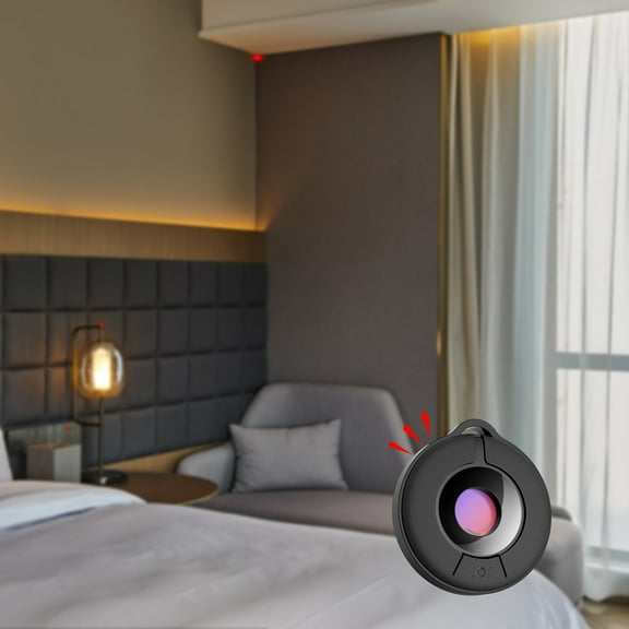 Portable Camera Detector, Infrared Anti-Spy Device, 5m Detection Range, 2 Modes, Long Standby, Mini Size for Hotel Home Privacy Protection
