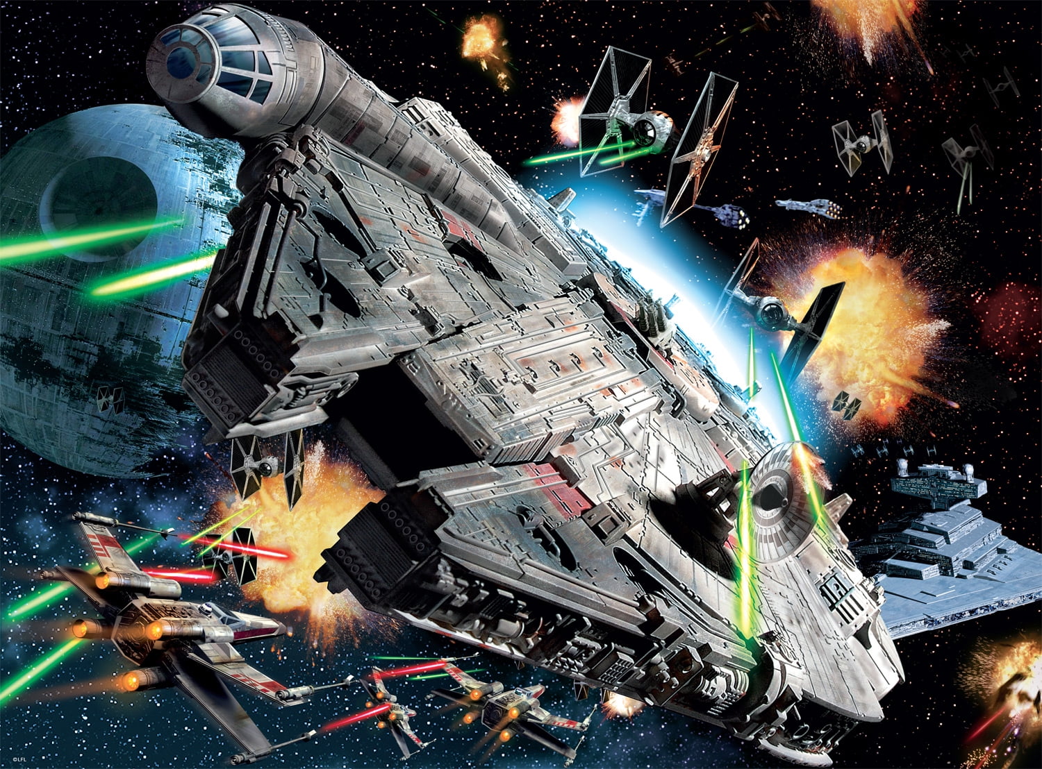 Buffalo Games 1000-Piece Star Wars Punch It Adult Interlocking Jigsaw Puzzle