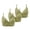 Green, variant on Women Bra 3 Pack Floral Print Support Bra Triple Hook Closure Black 36