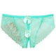 thumbnail image 1 of Pantalones cortos sexy de encaje con abertura en la entrepierna para mujer: diseño con lazo Pure Desire, bordado floral, ropa para el día a día/informal/para salir, tallas M-XL., 1 of 3
