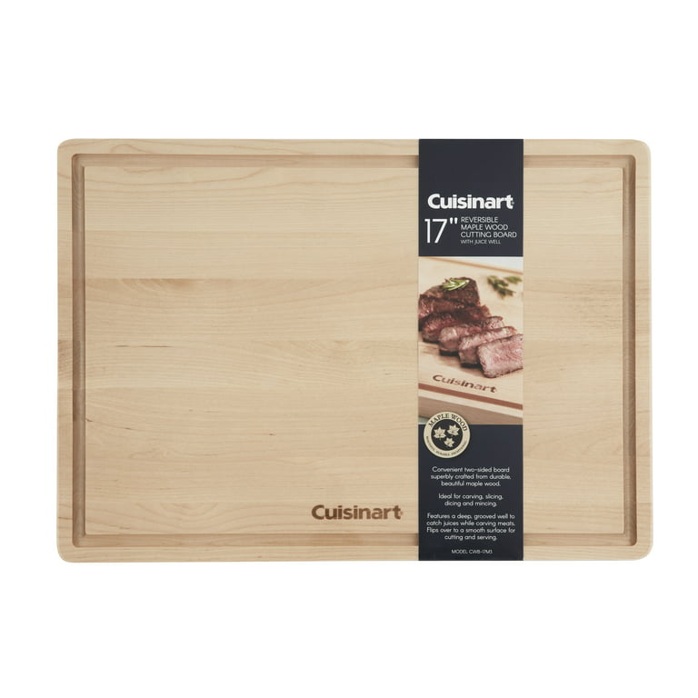 Cuisinart 12.5-in L x 8.5-in W Wood Cutting Board at