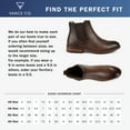 thumbnail image 3 of Vance Co. Mens Landon Tru Comfort Foam Pull-on Round Toe Chelsea Boot, 3 of 8
