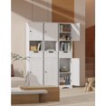 thumbnail image 3 of Tall Bathroom Cabinet with Adjustable Shelves - Stylish White Storage Cabinet with Doors, Perfect for Bathroom, Kitchen, or Living Room, 3 of 7