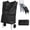 Black#-06, variant on 2027 Upgraded 2 in 1 Foldable Shopping Cart with Wheels, Portable Grocery Cart Foldable with Wheels and Pull Handle for Market & Grocery Runs(Black)