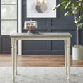 thumbnail image 2 of TMS Montreal 48" Indoor Counter Height Dining Table, White/Distressed Gray, 2 of 5