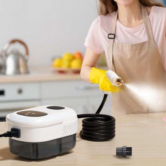 Limpiador a Portátil, Vaporizador de Mano de 2500 W, Alta Presión, Pantalla Táctil, Limpieza Eficiente Con 6 Cepillos, 6 Engranajes Ajustables, Para Uso Domísico, Cocina, Cocina,