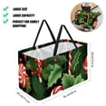 thumbnail image 2 of Christmas Large Capacity Reusable Oxford Cloth Grocery Basket - Foldable Shopping Bag for Picnics & Shopping, 2 of 7