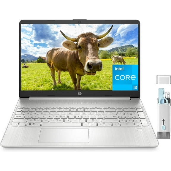 HP Business 15.6" FHD Laptop, Intel Core i3-1215U, 8GB RAM, 512GB SSD, ‎Intel UHD Graphics, Win 11 H in S, Cefesfy Multifunctional Brush
