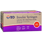 bd insulin syringe u/f