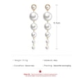 thumbnail image 4 of Xihbxyly Pendientes de Moda, Diseño de Collar Largo de Perlas, Accesorio Festivo Brillante, Elegante Joya Colgante, Perfectos para Fiestas Navideñas, Regalo Ideal para Seres Queridos, Brillo Llamativ, 4 of 7
