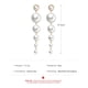 thumbnail image 3 of Pendientes Largos de Perlas de Moda para Mujer | Joyas Navideñas Únicas | Metal Brillante | Regalo Ideal de Navidad | 1 Par, 3 of 7
