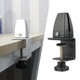 thumbnail image 2 of S SERENABLE Office Partition Bracket Divider Glass Screen Pins Clamp Shelf Office Panel Clips Support Hardware Accessories Black, 2 of 8