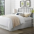 thumbnail image 4 of Crosley Furniture Whitney Full Queen Metal Spindle Headboard in Black, 4 of 5