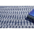 thumbnail image 7 of Exquisite Rugs Florence Indoor/Outdoor Handmade Flatweave P.E.T. Yarn Navy Area Rug, 7 of 7