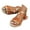 Orange, variant on Women's Flat Sandals Slip on Summer Bohemian Walking Shoes Open Toe Slingback Flats Black 8.5