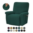 thumbnail image 1 of Housse de Fauteuil Inclinable Extensible Couverture Complète Couleur Unie pour LAZBOY Remplacement-Shorts, 1 of 5