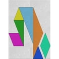 thumbnail image 1 of Ahgly Company Machine Washable Indoor Rectangle Transitional Magic Mint Green Area Rugs, 3' x 5', 1 of 1