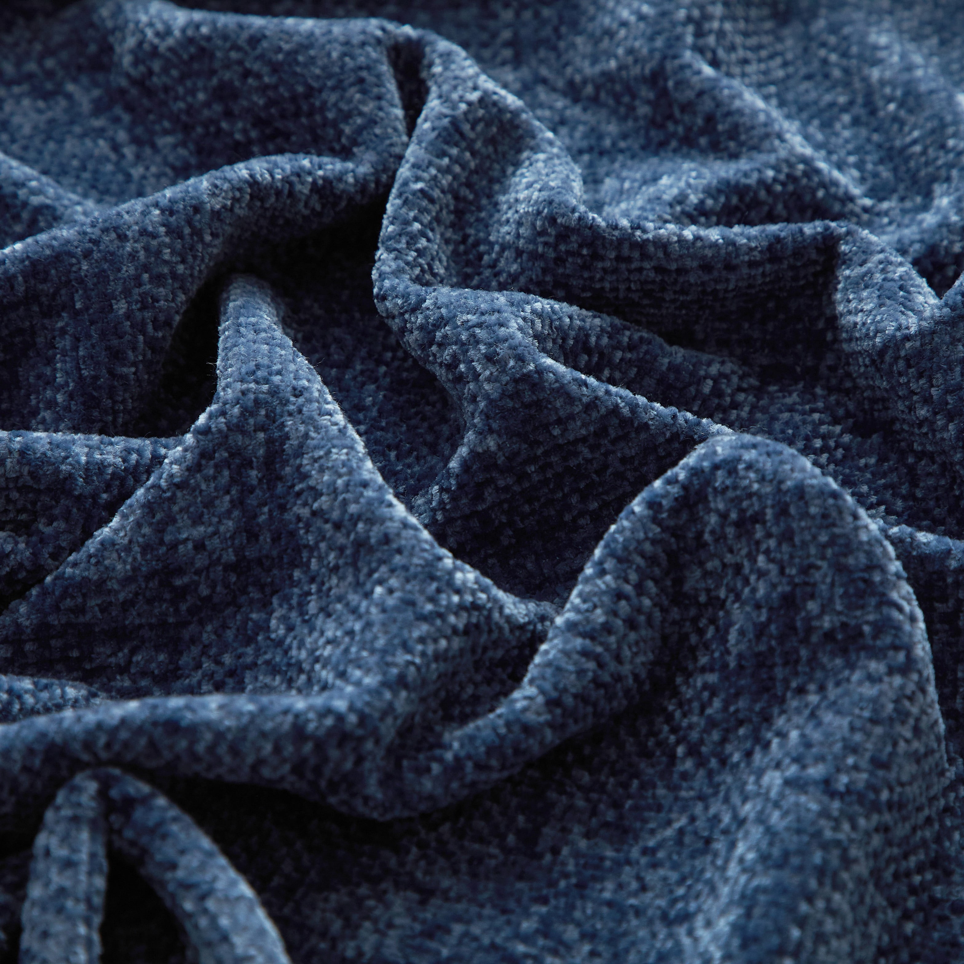 Mainstays Cozy Chenille Throw, Washed Indigo, 50" x 60"