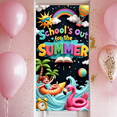 thumbnail image 6 of Bright Colors Summer Banner Cartoon Design School's Out Holiday Wallpaper for Beach Party Kids Celebration Indoor Decoration, 6 of 8