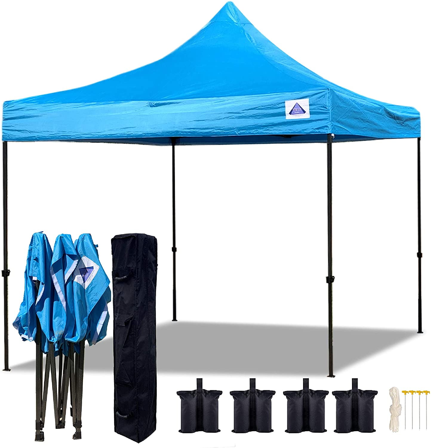 Fully Waterproof Instant Tent with Wheeled carry bag and Sand Bags