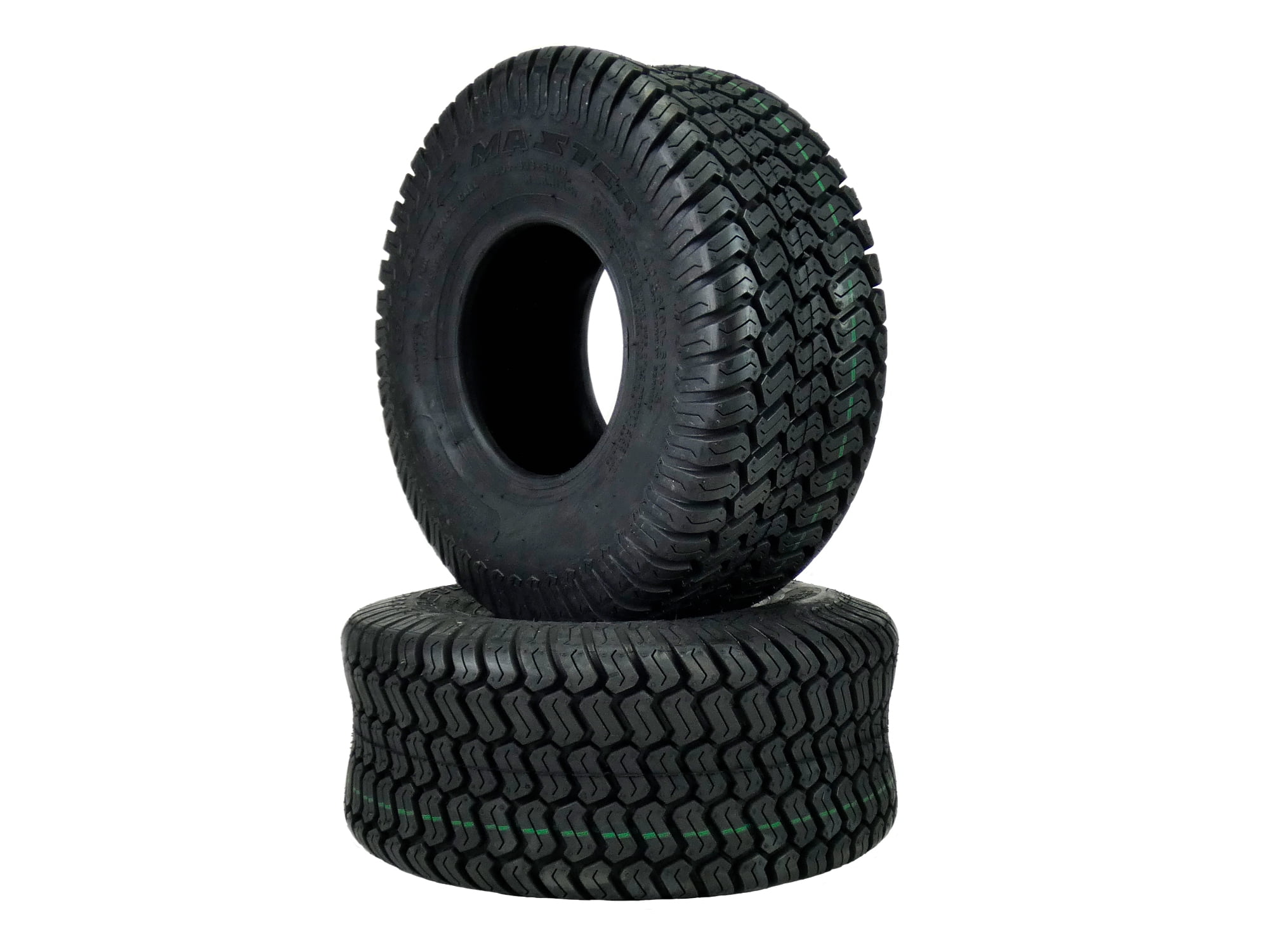 TWO 15X6.00-6 Wanda Turf Lawn 15X6-6 4 Ply Rated Lawn Mower Set of Two Tires 