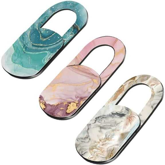 Laptop Camera Cover Slide Cute, Webcam Cover [3 PCS] MacBook Air/Pro Web Camera Cover Slide for MAC iMac, PC, iPad, Video Front, iPhone Mini Camera Lens Privacy Cover Protect Your Security