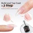 thumbnail image 6 of modelones Builder Nail Gel, Ultra Clear Builder for Nails No Top Coat Needed, Glossy Jelly Finish, C-Curve Sculpting, 9-in-One LED Lamp Cured Color Gel Polish for Quick Diy Salon No-Wipe, 6 of 10