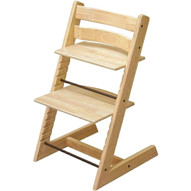 MotionGrey Blessy Cadre de Chaise Haute en Bois Seulement - la Solution Parfaite de Chaise Haute pour Bébé Réglable pour Vos Bébés et Tout-Petits Ou comme Chaise de Salle à Manger. (6 Mois jusqu'à 250 Lb) - Bois