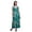Teal Green, variant on S4Sassy Blue Blossom & Bulbul Bird Decorative Waterproof Printed Shower Curtain Roller Hooks Drapes-60 x 75 Inch