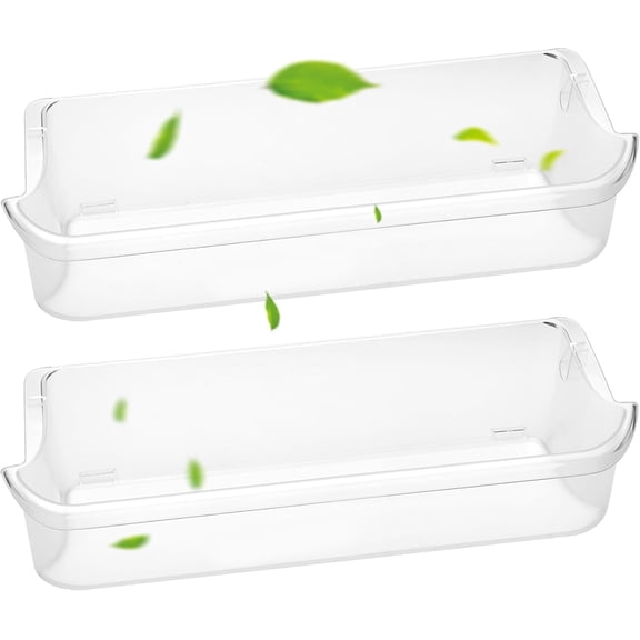 241505301 Refrigerator Door Shelf Bin Replacement 2 Pack, 241505301 Door Bin Replace PS976745 1056476 AP3769131, 241505301 Frigidaire Bin Door Compatible with Frigidaire Kenmore Electrolux