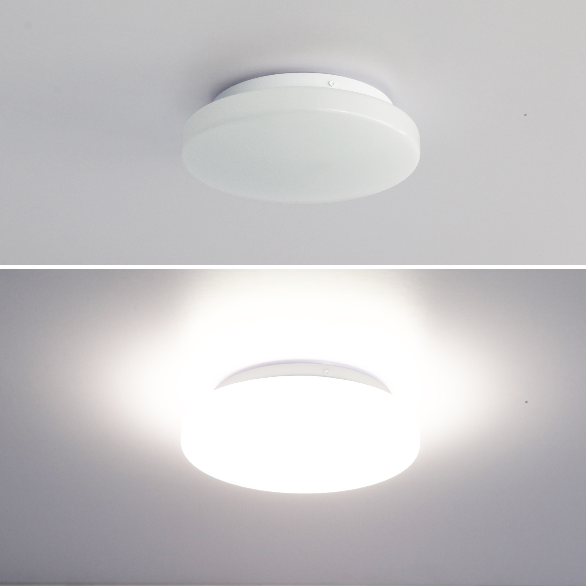 Modern 8" LED Flush Mount Ceiling Light 4000K Cool White, High Brightnes 16W 1120LM LED Ceiling Light Fixture, For Kitchen, Bedroom, Basement Hallway, Living Room,  Balcony, Staircases, Laundry Indoor