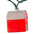 thumbnail image 2 of KSA Set of 10 Red and White Barn Christmas Lights 12', 2 of 3