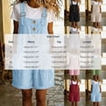 thumbnail image 4 of Women's Plus Pants, Cotton Linen Blend, Solid Sleeveless Suspender Mini Jumpsuit, Pocket Long Pants for Women, Casual Spring Daily Vacation | TruHer,Pink 2XL, 4 of 6