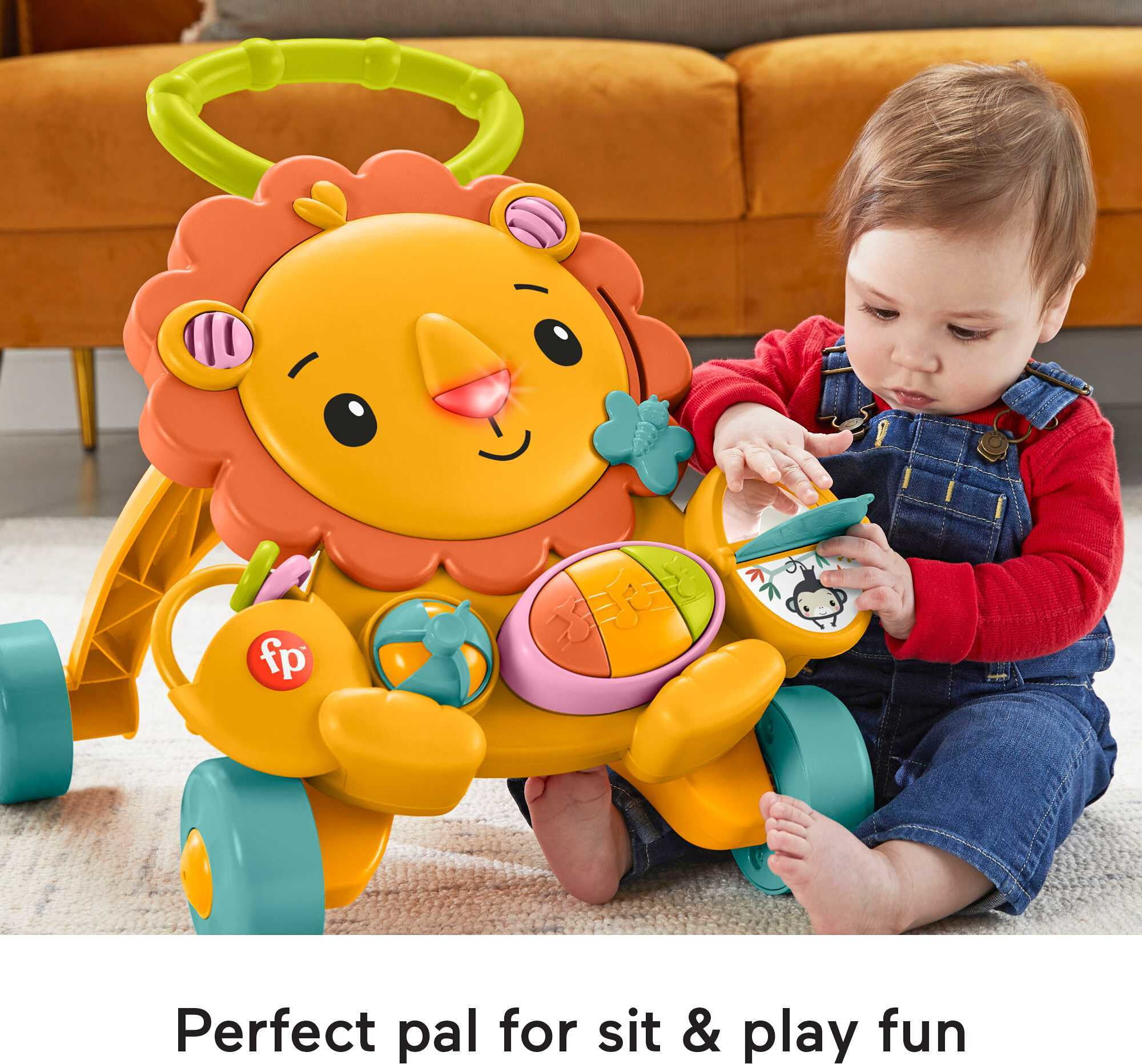 Fisher-Price Musical Lion Walker, Musical Baby Toy - 1