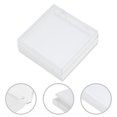thumbnail image 3 of Unique Bargains 1 Pc Double Layer Right Angle Nail Storage Box White Plastic, 3 of 5