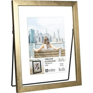 GOLD 8x10 5x7 float frame - 5x7