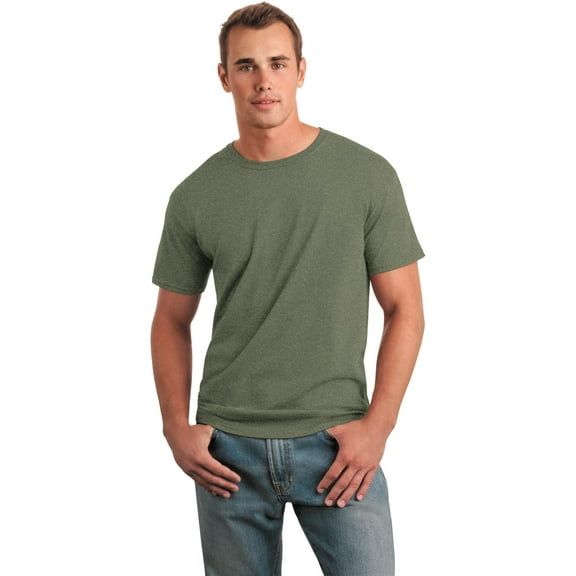 Gildan Men's 100 Percent Cotton Short Sleeve T-Shirt. 64000