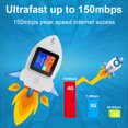 thumbnail image 1 of Enrutador 4G Lte Enrutador 4G LTE inalámbrico WiFi módem portátil Mini enrutador de bolsillo para punto de acceso al aire libre, 1 of 8