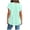 (New3)Green, variant on Casual Shirts for Women Henley Neck Button Placket Dolman Plain Basic Tops Soft Short Sleeve Relaxed Shirts for Daily Jogging