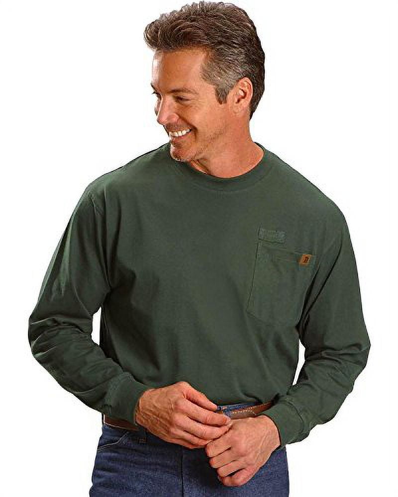 RIGGS WORKWEAR by Wrangler Men's Long Sleeve Pocket T- Shirt