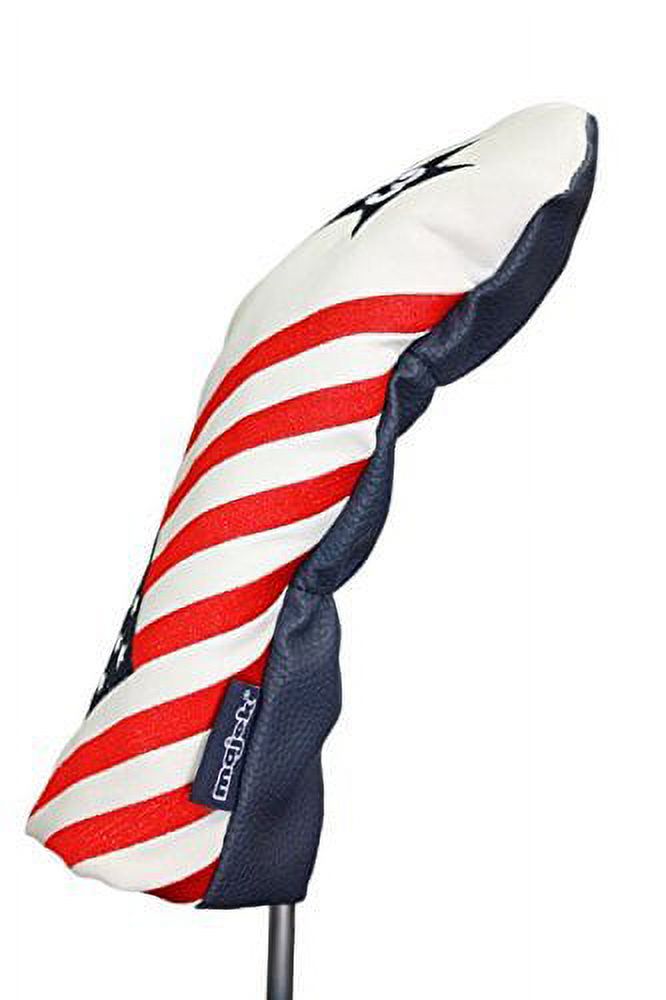 Majek USA Vintage Golf Driver Headcover USA 3 & 5 Headcover Patriot Golf Vintage Retro Patriotic Fairway Wood Head Cover Fits All Modern Fairway Wood Clubs - image 4 of 7