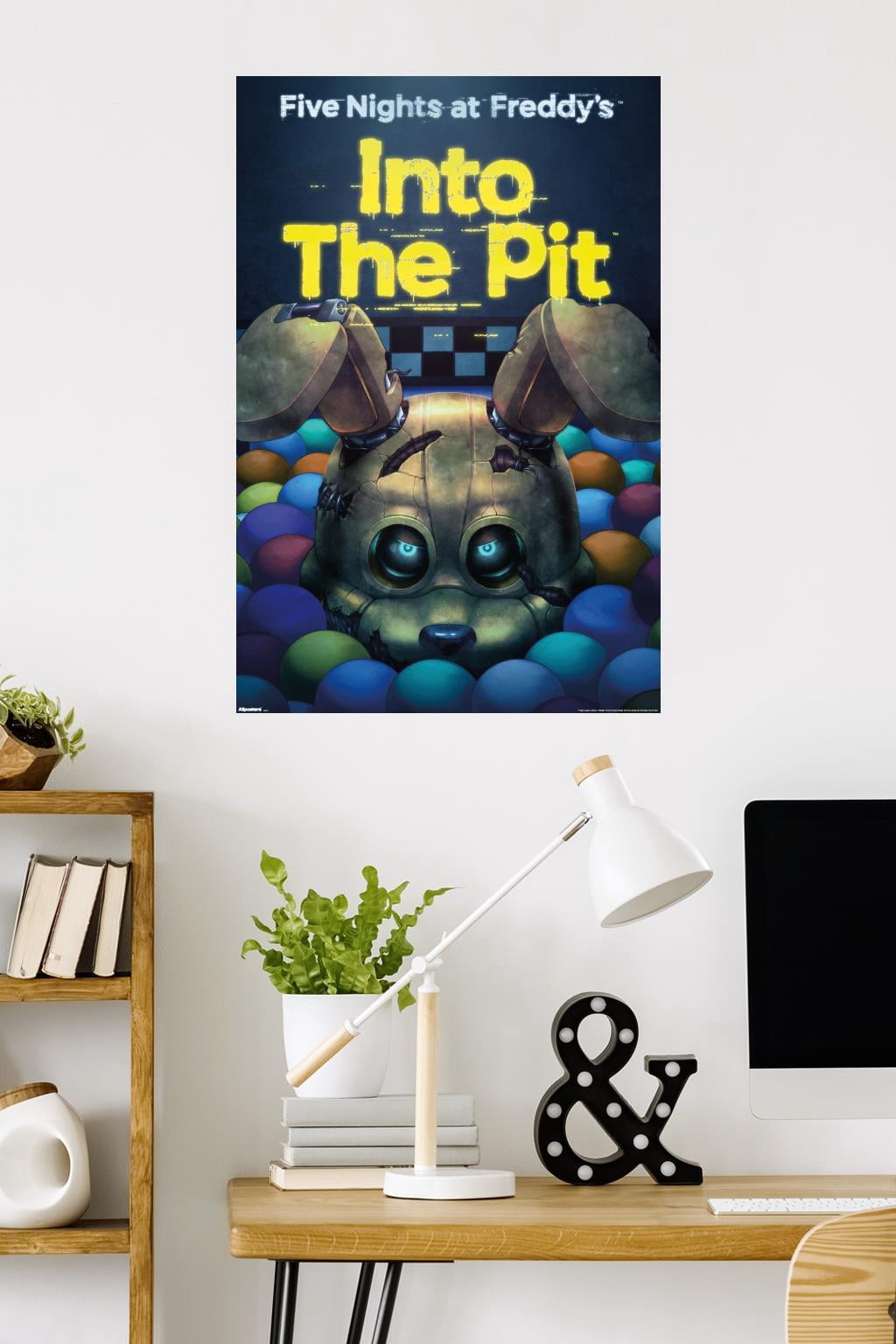 Five Nights at Freddy's: Into The Pit - Key Art Wall Poster, 22.375" x 34"
