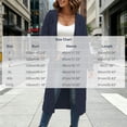 thumbnail image 2 of cocolona Womens Cable Knit Long Sweater Cardigan Loose Casual Hooded Long Sleeve Sweater Solid Color Trendy Fall Tunic Cardigan, 2 of 5