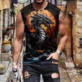 thumbnail image 6 of Yopmin Graphic Tank Tops Men Crew Neck Dragon Fashion Graphic Tank Tops Summer Sleeveless Shirts for Sports Fitness, 6 of 8
