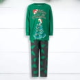 thumbnail image 3 of Disfraz Premium Vestido familiar para padres e hijos, patrón de árbol de Navidad, ropa de dormir (niño 2T) Kuymtek Verde T 2-3 años Única para Unisex, 3 of 6